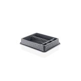 abnturk Ultra Lüks Kaliteli Büyük Boy Dalgalı Gri Renk Şık Görünümlü Bulaşıklık Stand 42X50X9Cm, brc185402092025