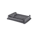 abnturk Ultra Lüks Kaliteli Smart Mermer Desenli Tabaklık Siyah Renk Şık Bulaşıklık Stand 37X92X48Cm, brc160402092025
