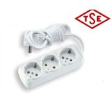 abnturk Viko Topraklı Uzatma Kablosu 3'lü 2 Metre 3x1.5