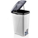 abnturk Violet 25 Litre Iç Kovalı Slim Pedallı Çöp Kovası Antrasit Renk