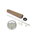 Aboowe Briz Çubuğu 80 - 100 Cm Ayarlanabilir Alüminyum Kapı Pencere Briz Çubuğu Tekli Paket