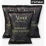 Aboul Qahwaa Kakuleli Türk Kahvesi 100 gr - 3'lü Avantaj Paketi