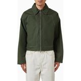About Blank Green Technical Twill Utility Erkek Spor Ceket - Yeşil