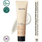 About Me Rice Makgeolli Pdrn Wrapping Mask Pirinç Mayası Özlü Cam Görünümlü Cilt Soyulabilir Maske 100 ml