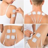 About The Perfect 5 Paket, 20 Adet Esnek, Güçlendirilmiş, Yapışkanlı Tens Elektrod Pedi - Antrasit