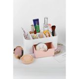 About The Perfect Çok Amaçlı Bölmeli Organizer, Makyaj, Takı, Saat ve Kozmetik Saklama Kutusu