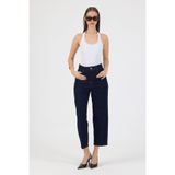 ABOUT US MOM FİT JEAN YÜKSEK BEL LİKRALI DENİM PANTOLON #KT5095
