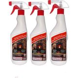 Aboveya Epilla Şömine Camı Izgara Temizleyici Sprey 750 Ml-3 Adet
