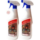 Aboveya Epilla Şömine Camı Temizleyici Sprey 750 Ml-2 Adet - 0,01 gr