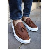 ABR-MN127 - Cbt Loafer-X Erkek Ayakkabı Taba