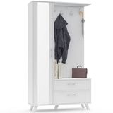 Abre VM-342 Beyaz Portmanto