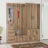 Abre Vm-36348 Dore Ceviz Vestiyer Portmanto Ayakkabılık Teşhir
