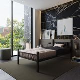 Abronya Çift Kişilik Karyola Demir Ranza Yatak Altlığı 120X200 - Siyah - 120 x 200 cm