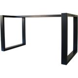 Abronya Dekoratif Ahşap Masa Ayakları Siyah Masa Ayağı Kare Tasarım 73 Cm-60 CM-100 cm