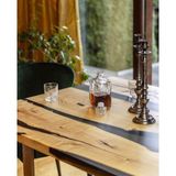 Abronya Epoksi Yemek Masası Epoxy Ahşap Masa Reçine Yemek Masası 1 Adet