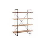 Abronya Kitaplık Modeli 4 Raflı Modern Tasarım Kitaplık