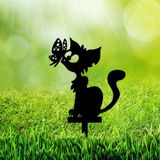 Abronya Küçük Bahçe Dekor Kedi Bahçe Süsü