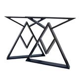 Abronya Kütük Masa Ayağı Metal Yemek Masası Ayağı Profil Ayak