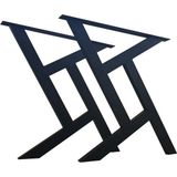 Abronya Metal Masa Ayağı Mutfak Masası Ayak Modelleri Siyah Renk 1 Takım