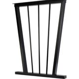 Abronya Metal Yemek Masası Ayağı Profil Masa Ayakları Çalışma Masası Ayağı 1 Takım Siyah Renk