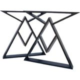 Abronya Metal Yemek Masası Ayağı Siyah Renk 1 Takım