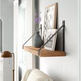 Abronya Modern Kitaplık Ahşap Raflı Kitaplık