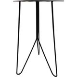 Abronya Yan Sehpa Ayağı Metal Tasarım Sehpa Ayağı 50 cm Siyah Renk 1 Adet