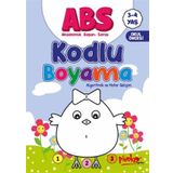 ABS 3-4 Yaş Kodlu Boyama - Pinokyo Yayınları
