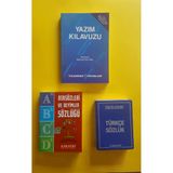 Abs 3 Lü Sözlük Seti (Yazım Kılavüzu+Tdk Türkçe Sözlük+Atasözleri Ve Deyimler Sözlüğü)