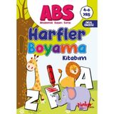 ABS 4-6 Yaş Harfler Boyama Kitabım 1990 Yayın Tarihli Eğlenceli Boyama Kitabı