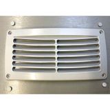 Abs Plastik Havalandırma Izgarası 206x106 MM Beyaz Karavan Tekne