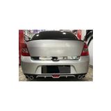 ABS Renault Symbol 2008-2012 4 Çıkışlı Egzoz Görünümlü Arka Tampon Ek'i Difüzör