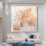 Abstract Pastel 3D Yoğun Yağlı Boya Tablo