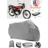 Abush Cga 125I Branda Gri Motosiket Brandası Motor Örtüsü Çadır Su Geçirmez Motosiklet Kılıfı Motor Brandası,lastikli,taşıma Torbalı - Arka Çanta UYUMSUZ