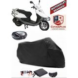 Abush Speedy 110I Branda Siyah Arka Çanta Uyumlu(Topcase) Motosiket Brandası Motor Örtüsü Çadır Su Geçirmez Motosiklet Kılıfı Motor Brandası,lastikli,taşıma Torbalı
