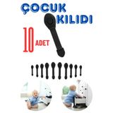 Abuy 10 Adet Bebek Çocuk Güvenlik Dolap Ve Çekmece Kilidi