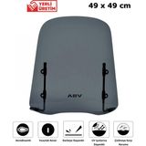 ABV Universal 49x49 cm Bağlantı Ekipmanlı Füme Siperlik