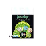 Aby Style Rıck And Morty Badge Pack Characters Rozet Seti Bp0694