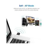 Ac 1300 Mbit/s USB Wlan Adaptörü, Çift Bant Wifi Stick 2.4g/5ghz Usb3.0 Adaptör Kablosuz Ağ Alıcısı Wifi Dongle, Masaüstü Bilgisayar/dizüstü Bilgisayar Için, Windows 11/10/8.1/7/ Mac Os x - 1 GB - 00-Siyah - Beyaz - Option-1