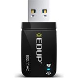 Ac 1300 Mbit/s USB Wlan Adaptörü, Çift Bant Wifi Stick 2.4g/5ghz Usb3.0 Adaptör Kablosuz Ağ Alıcısı Wifi Dongle, Masaüstü Bilgisayar/dizüstü Bilgisayar Için, Windows 11/10/8.1/7/vista Mac Os x
