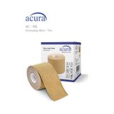 Ac-150 Yüz & Vücut Uyumlu Hipoalerjenik Kinesyo Tape Ağrı Bandı 5m X 5cm Bej Renk 1 Beden