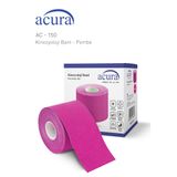 Ac-150 Yüz & Vücut Uyumlu Hipoalerjenik Kinesyo Tape Ağrı Bandı 5m X 5cm Pembe Renk 1 Beden