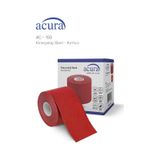 Ac-150 Yüz & Vücut Uyumlu Hipoalerjenik Kinesyo Tape Bandı 5m X 5cm Kırmızı Renk 1 Beden