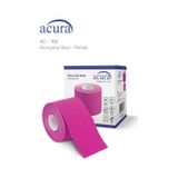 Ac-150 Yüz & Vücut Uyumlu Hipoalerjenik Kinesyo Tape Bandı 5m X 5cm Pembe Renk 1 Beden