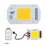 AC 220V 50W Power Led Gün Işığı Sarı Renk Projektör Lamba Aydınlatma Ampül Warm White 2800-3200K Cob Led