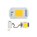 Ac 220V 50W Power Led Gun Isigi Sari Renk Projektor Lamba Aydinlatma Ampul Warm White 2800-3200K