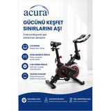 Ac-400 Nabız Ölçerli, Ayarlanabilir, Ekstra Konforlu Spin Bike Kondisyon Bisikleti