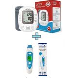 Ac-9080 Koldan Ölçer Tansiyon Aleti + Çanta+PİL HEDİYELİ AC-9280 Kulaktan & Alından Ateş Ölçer