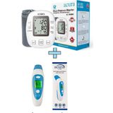 AC-9080K Konuşan Koldan Tansiyon Aleti + Çanta+PİL HEDİYELİ AC-9280 Kulaktan & Alından Ateş Ölçer