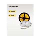 AC AYDINLATMA 12V İç Mekan Amber Işık Şerit Led 10 Metre